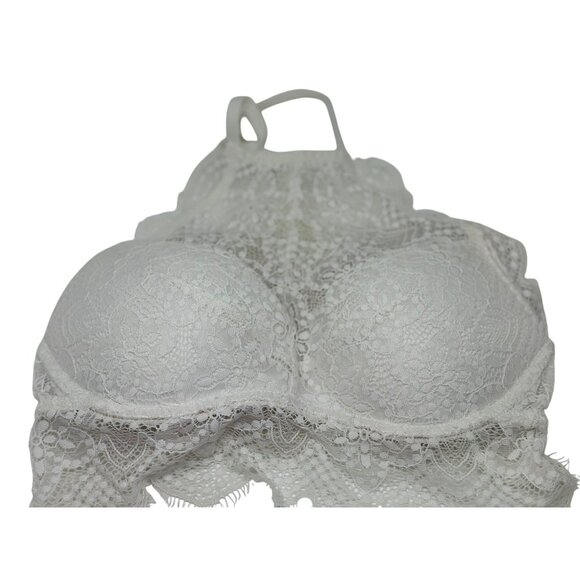 PINK by Victoria’s Secret Push-Up Bralette – White Floral Lace, Padded XS/TP - Picture 1 of 4